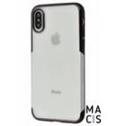 Чехол TPU прозрачный бампер черный для iPhone XR