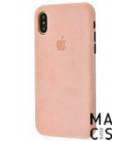 Чехол Alcantara Protect для iPhone XR розовый песок