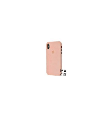 Чехол Alcantara Protect для iPhone XR розовый песок