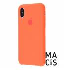 Чехол TPU пряный оранжевый Apple Logo для iPhone XS Max