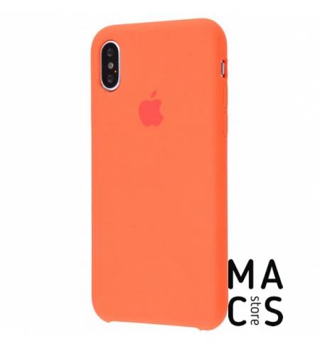 Чохол TPU пряний оранжевий Apple Logo для iPhone XS Max