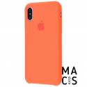 Чохол TPU пряний оранжевий Apple Logo для iPhone XS Max