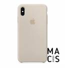 Силиконовый чехол Apple Silicone Case Stone (MRWJ2) для iPhone XS Max (серый)