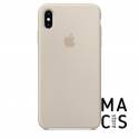 Силіконовий чохол Apple Silicone Case Stone (MRWJ2) для iPhone XS Max (сірий)