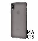 Чехол TPU прозрачный черный Baseus для iPhone XS Max
