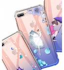 Чехол ТРU прозрачный Балерина цветы для iPhone ХS MAX