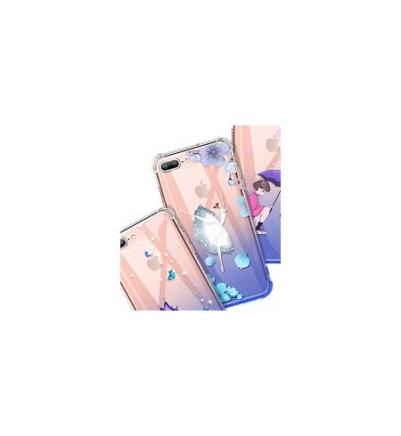 Чехол ТРU прозрачный Балерина цветы для iPhone ХS MAX