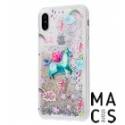 Чохол TPU Lovely Stream Єдиноріг бірюзовий для iPhoneXS Max