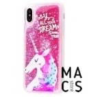 Чехол TPU Lovely Stream Единорог розовый для iPhoneXS Max