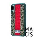 Чехол TPU камни Bling World зеленый с красным для iPhone XSMax