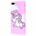  Чохол TPU Unicorn case рожевий єдиноріг для iPhone7Plus/8Plus