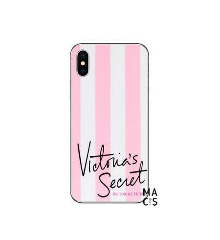 Чехол силиконовый розовый VS для iPhone Xs