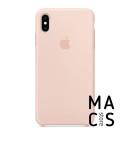 Чехол TPU розовый песок Apple Logo для iPhone Xs