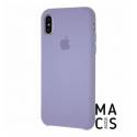 Чохол TPU темна лаванда Apple Logo для iPhone Xs