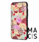 Чехол TPU Confetti Fashion пирожные для iPhoneXS