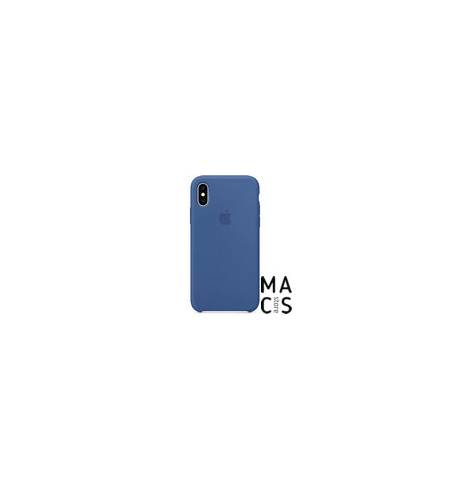 Оригинальный чехол Silicone Case Delft Blue (MVF12) для iPhone X/XS (синий)