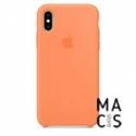 Чехол TPU папайя Apple Logo для iPhoneX/XS