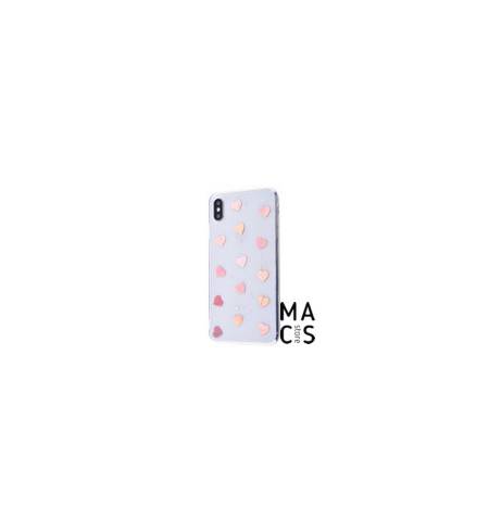 Чехол TPU прозрачный сердца для iPhone 11 Pro Max