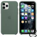 Чехол TPU сосновый лес Apple Logo для iPhone 11 