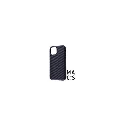 Чехол эко-кожа черный Carbon для iPhone11 Pro