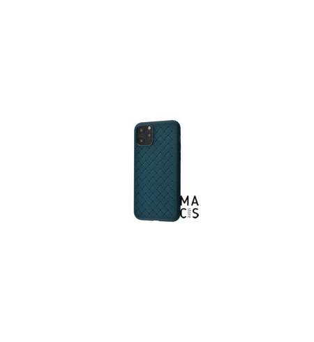 Чехол TPU зелёный лес плетение для iPhone 11