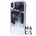 Чохол Let it snow сірий для iPhone XS Max