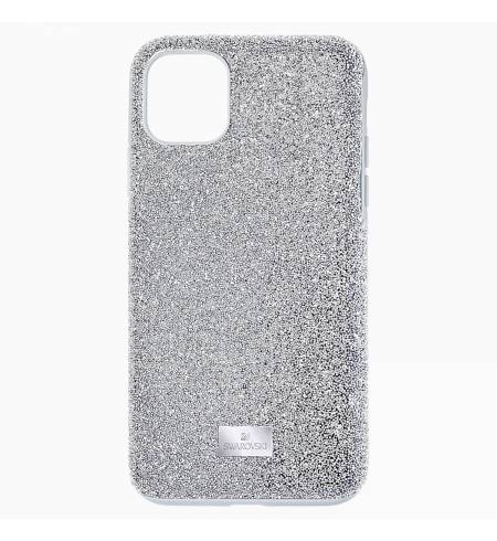 Чехол Swarovski серебро кристалл для iPhone 11Pro Max