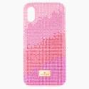 Чохол Swarovski High Love рожевий кристал для iPhone X/XS