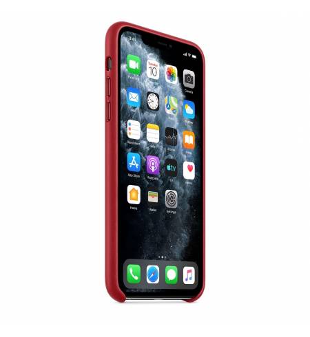 Чехол Apple Leather Case (PRODUCT) Red MX0F2ZM/A для iPhone 11 Pro Max