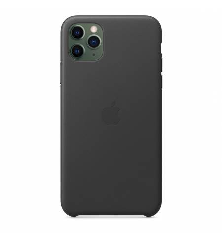 Чехол Apple Leather Case (Black) MX0E2ZM/A для iPhone 11 Pro Max