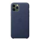 Кожаный чехол Apple Leather Case Midnight Blue (MWYG2) для iPhone 11 Pro