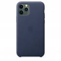 Чохол Apple Leather Case (Midnight Blue) MWYG2ZM/A для iPhone 11 Pro