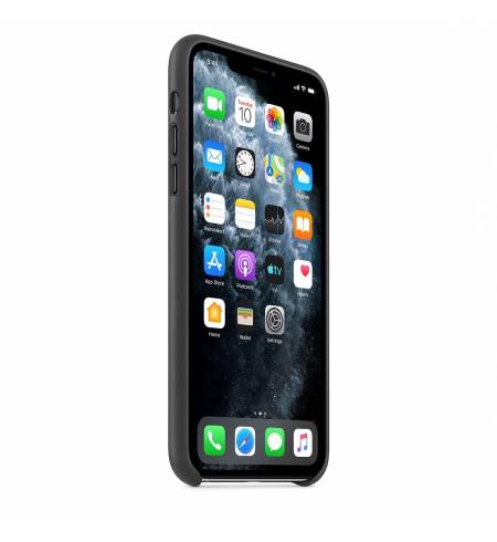 Оригинальный Чехол кожа чёрный Original Apple для iPhone11 Pro MWYE2