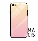 Чехол Multiple Glass розово-жёлтый для iPhone 8