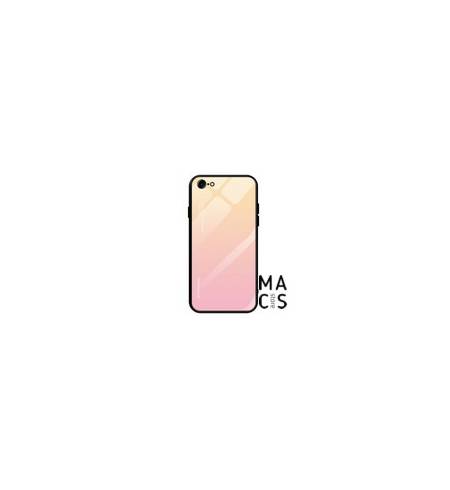 Чехол Multiple Glass розово-жёлтый для iPhone 8