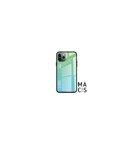 Чехол Multiple Glass сине-зеленый для iPhone 11 Pro Max