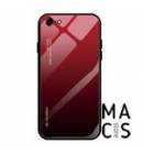 Чехол Multiple Glass чёрно-красный для iPhone 8
