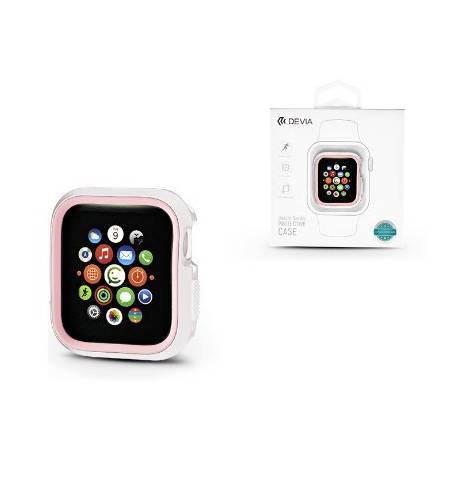 Бампер TPU for Apple Watch 40mm/44mm White-Pink
