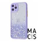 Чехол Confetti Glitter purple для iPhone 11