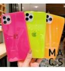 Чехол TPU Fluorescent малиновый для iPhone 11Pro