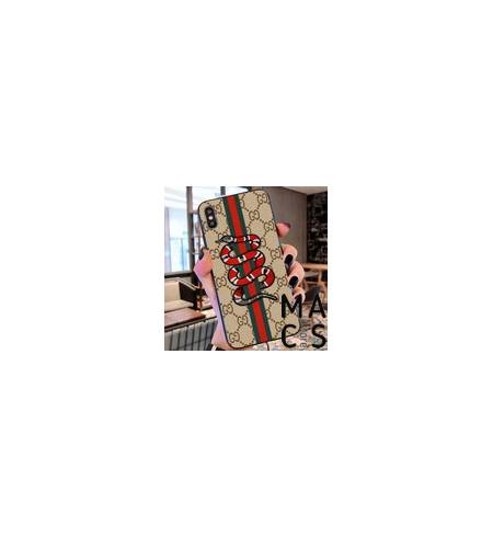 Чехол TPU Gucci бежевый змея для iPhone11Pro