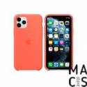 Чехол TPU грейпфрут Apple Logo для iPhone 11 
