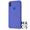 Чехол TPU синий лён Apple Copy для iPhone XS