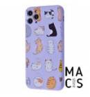 Чехол WAVE funny cats purple для iPhone 11Pro 