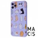 Чохол WAVE funny cats purple для iPhone 11Pro