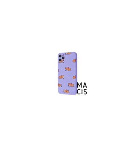 Чехол WAVE sleeping corgi purple для iPhone 11 