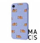 Чехол WAVE sleeping corgi purple для iPhone XS