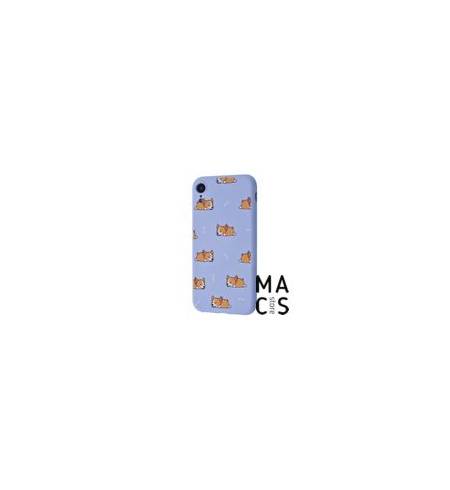 Чехол WAVE sleeping corgi purple для iPhone XS