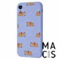 Чохол WAVE sleeping corgi purple для iPhone XS