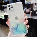 Чохол прозорий мармур блакитний для iPhone 11Pro Max